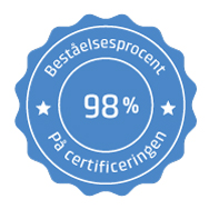 Bestelsesprocent 98%