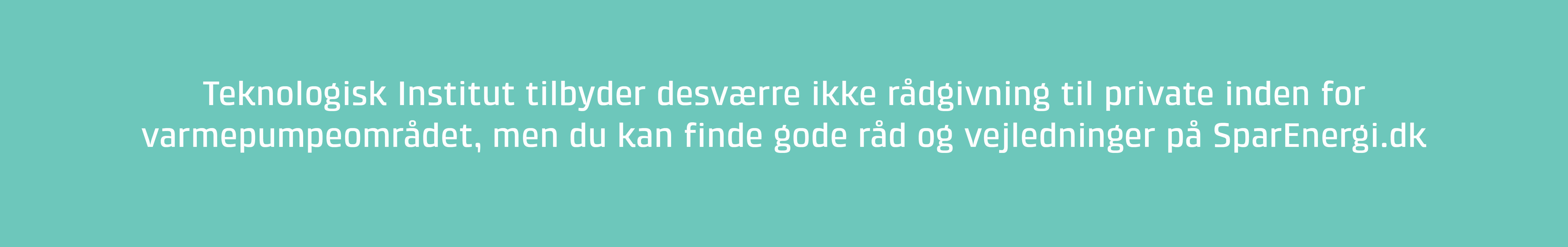 Faktaboks til varmepumpeydelser